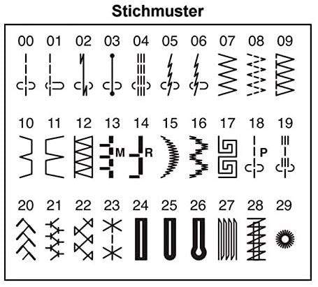 Janome 230DC Stitch Pattern