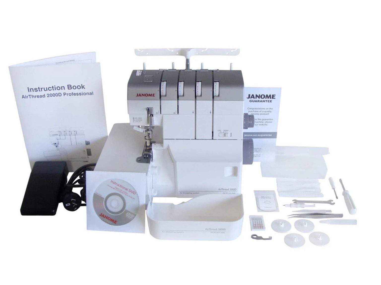 Janome AirThread 2000D Review and Overview SewingMachineGuide.co.uk