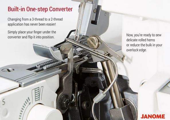 Janome Airthread 2000D Built in One step Converter