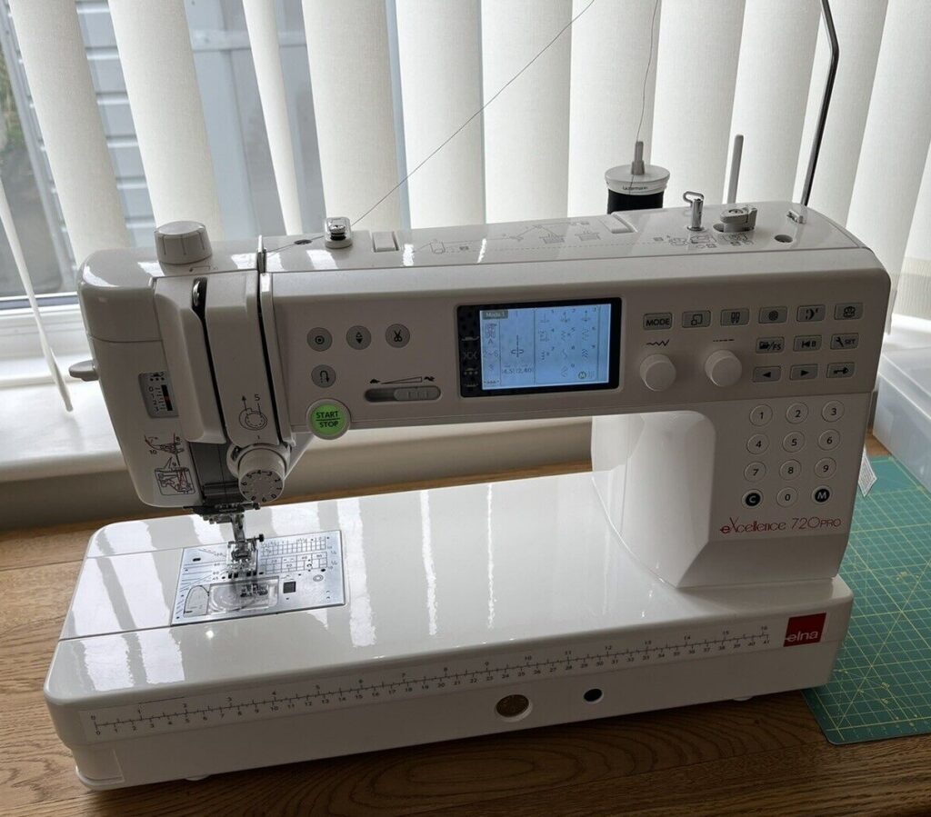 Review of the Elna Excellence 720 Pro Quilting Sewing Machine ...