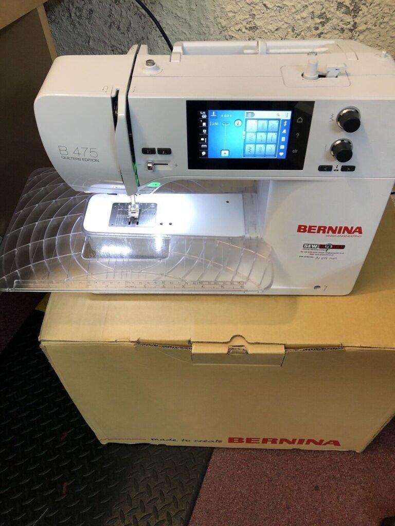 BERNINA 475 QE Review And Overview Of The Quilter's Edition Sewing ...