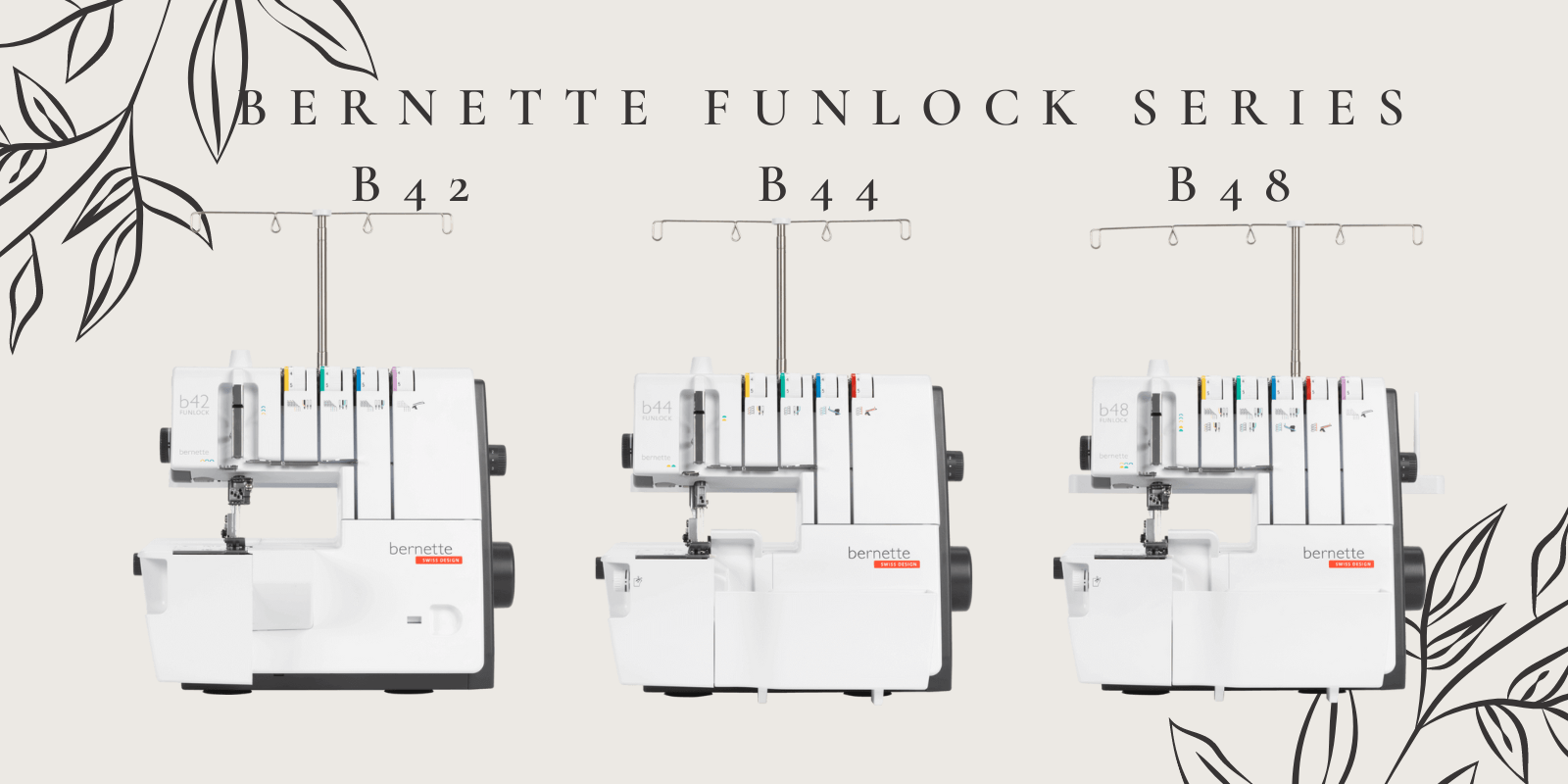 Bernette FUNLOCK Series Overlocker and Coverstitch Machines