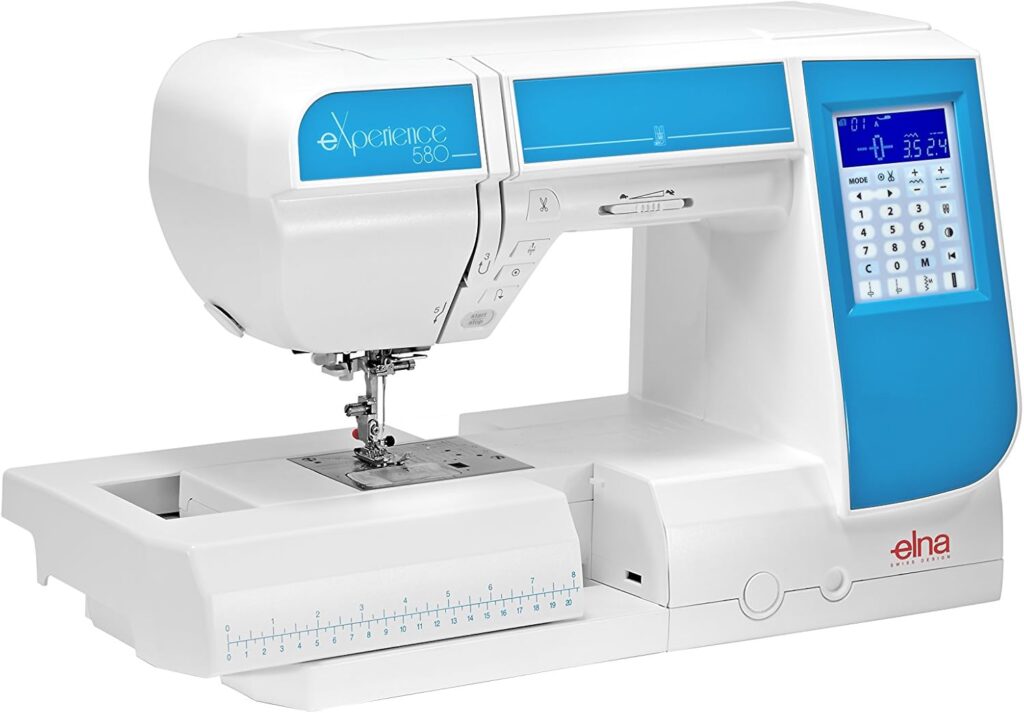 Elna Experience 580 Sewing Machine Free arm